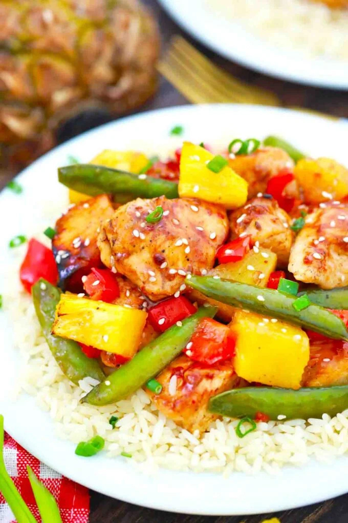 Chicken With Pineapple & Cherry Image